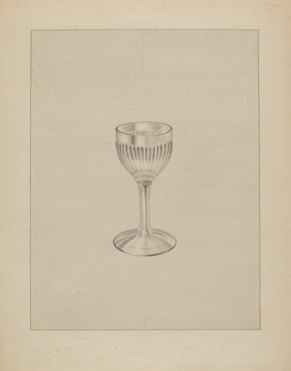 Vinglass, ca. 1936. av Gertrude Lemberg
