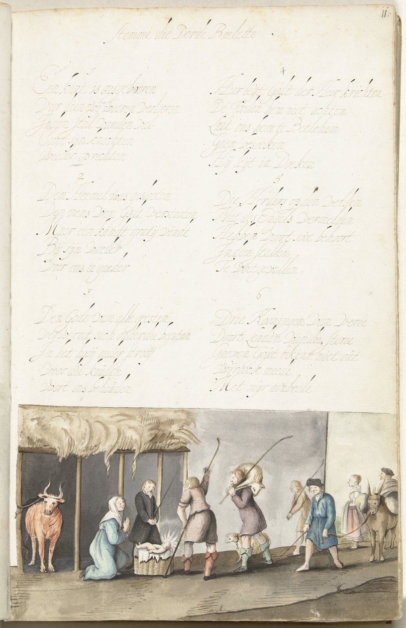 Tilbedelse av hyrdene av Gesina ter Borch