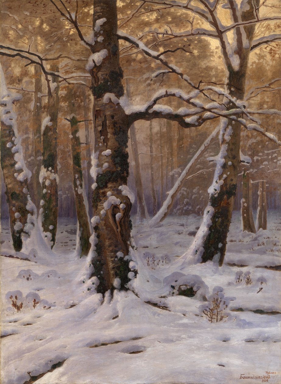 Vintermorgen, 1907-1909 av Gevorg Bashindzhagyan