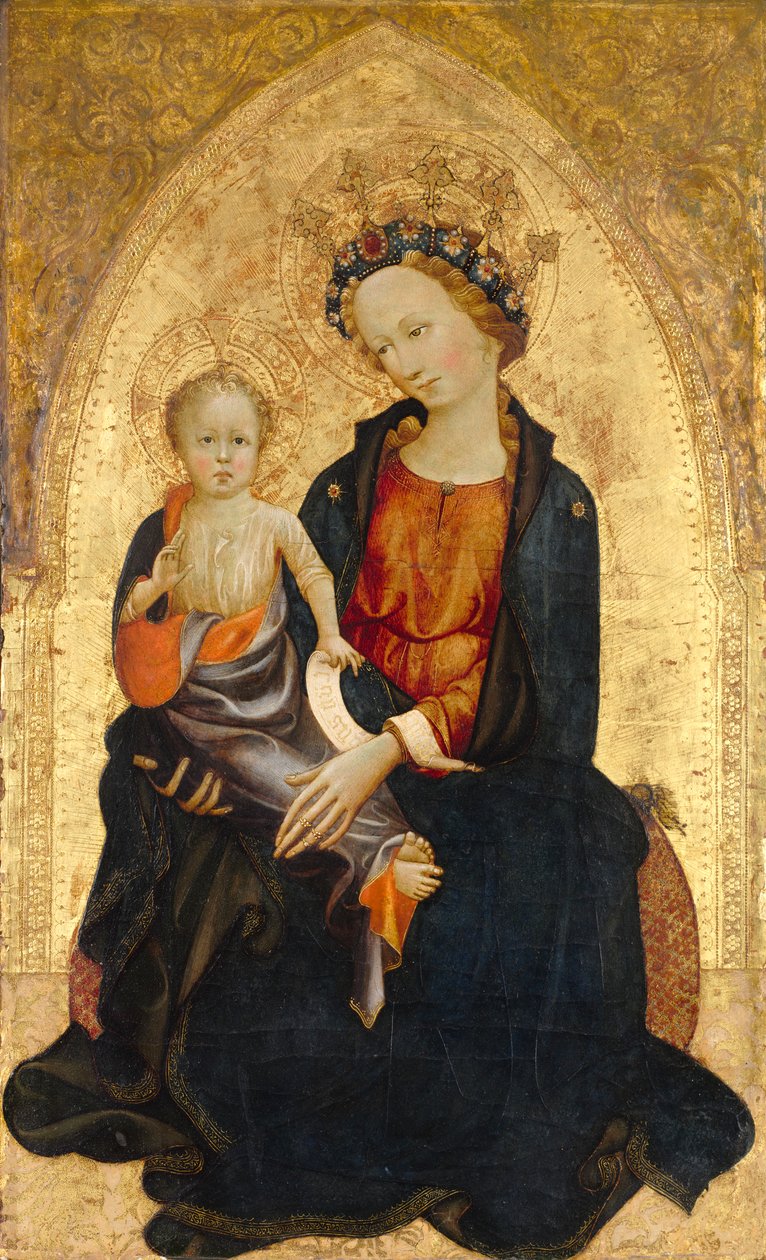 Madonna og barn, ca. 1400. av Gherardo Starnina