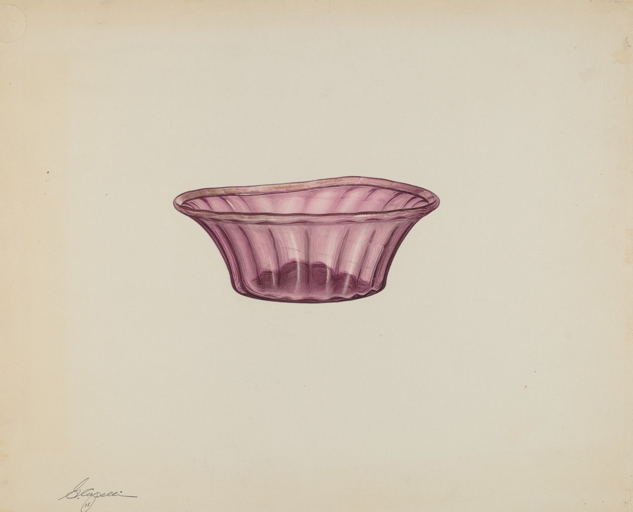 Bowl, 1938. av Giacinto Capelli