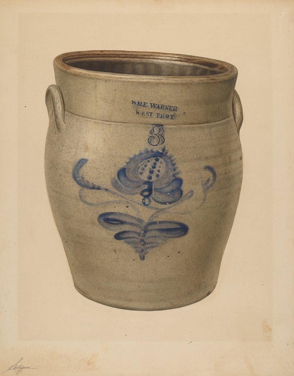 Crock, c. 1940. av Giacinto Capelli
