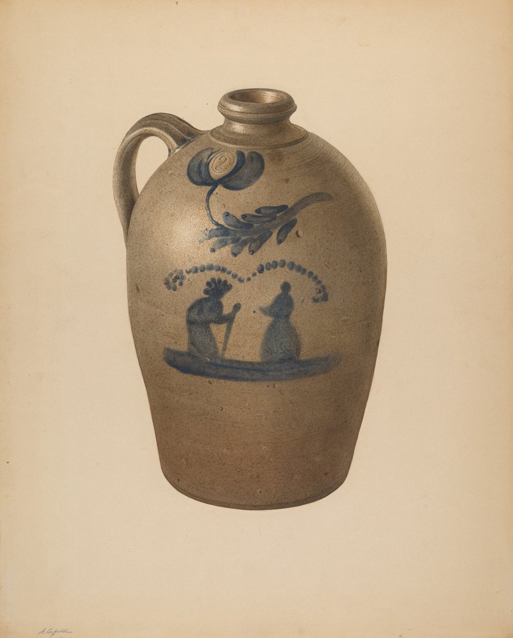 Kanne, c. 1939. av Giacinto Capelli