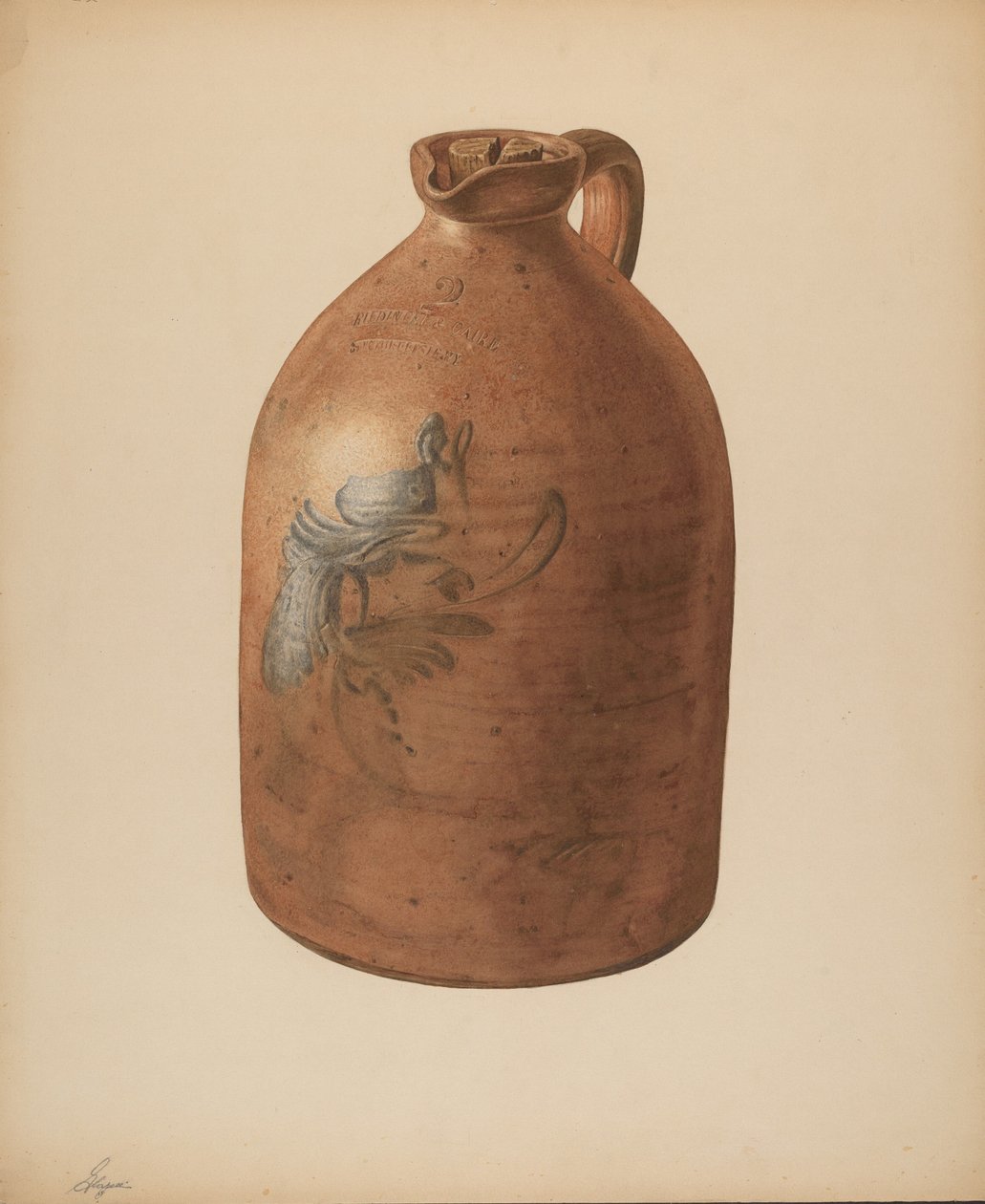 Melassekanne, ca. 1940. av Giacinto Capelli