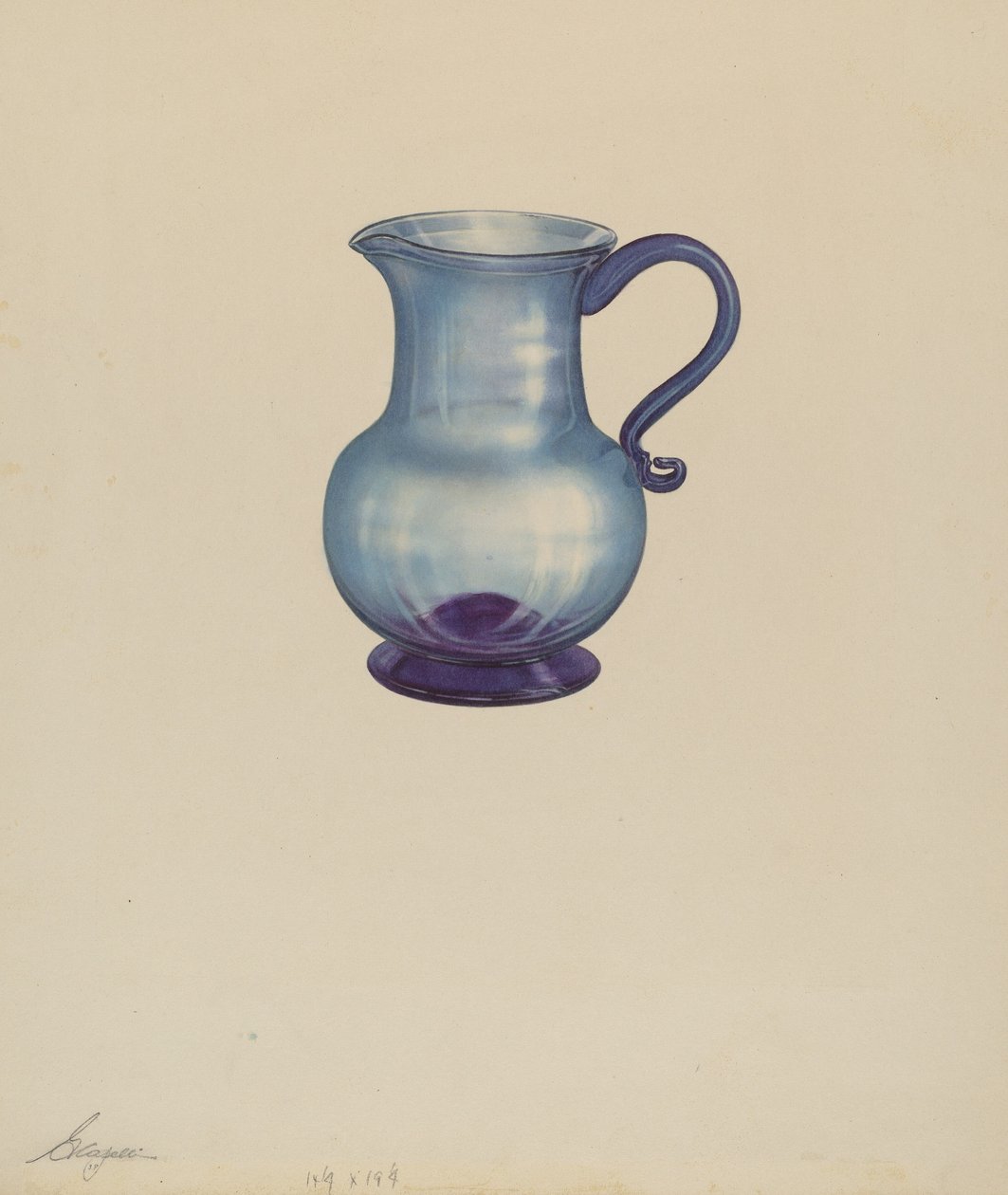 Pitcher, 1938. av Giacinto Capelli