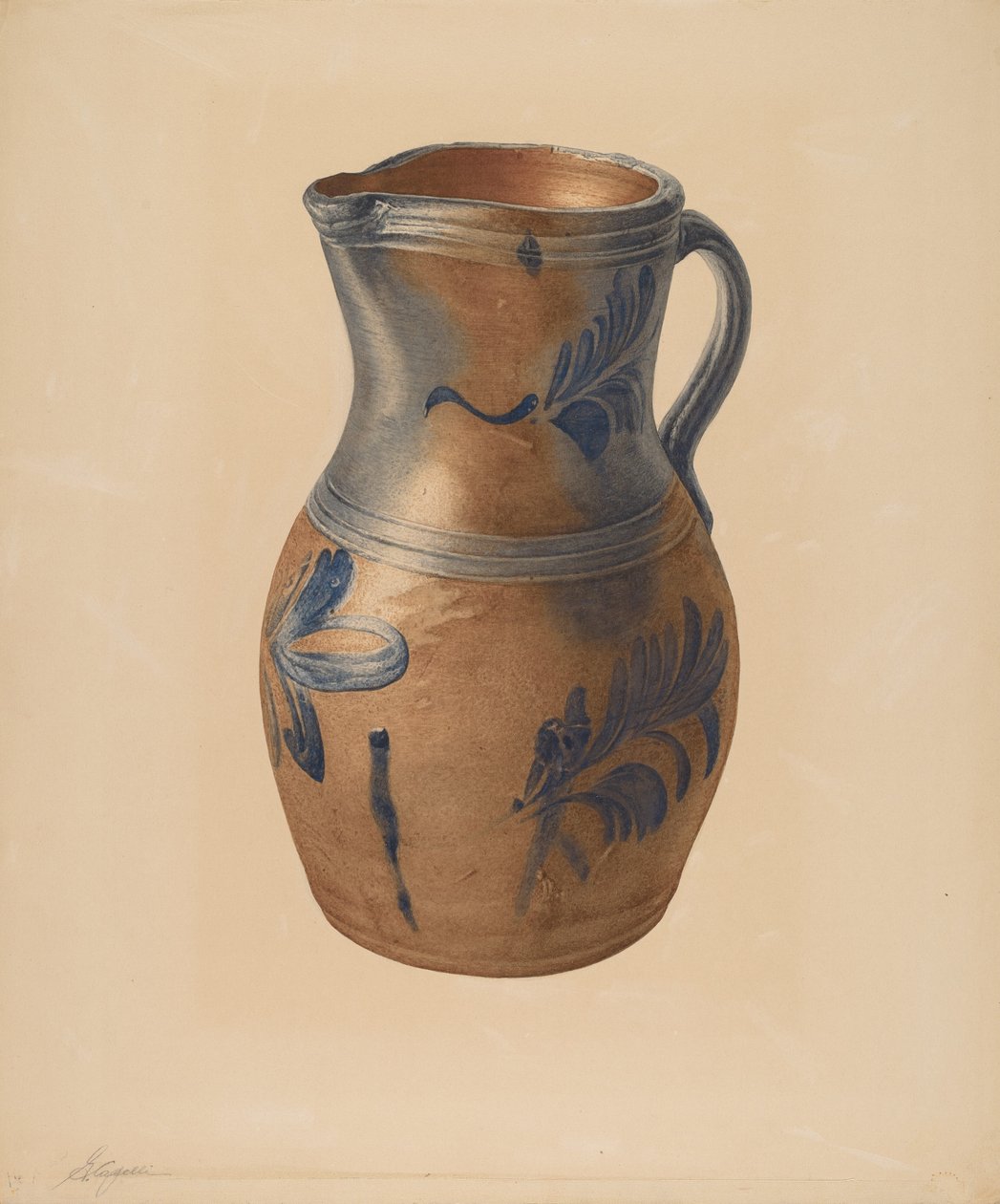 Pitcher, c. 1940. av Giacinto Capelli