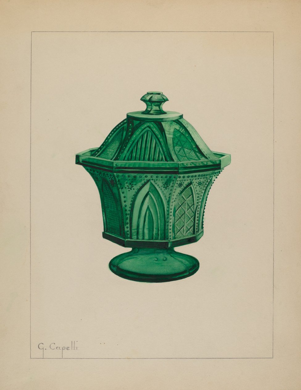 sukkerbolle, ca. 1937. av Giacinto Capelli