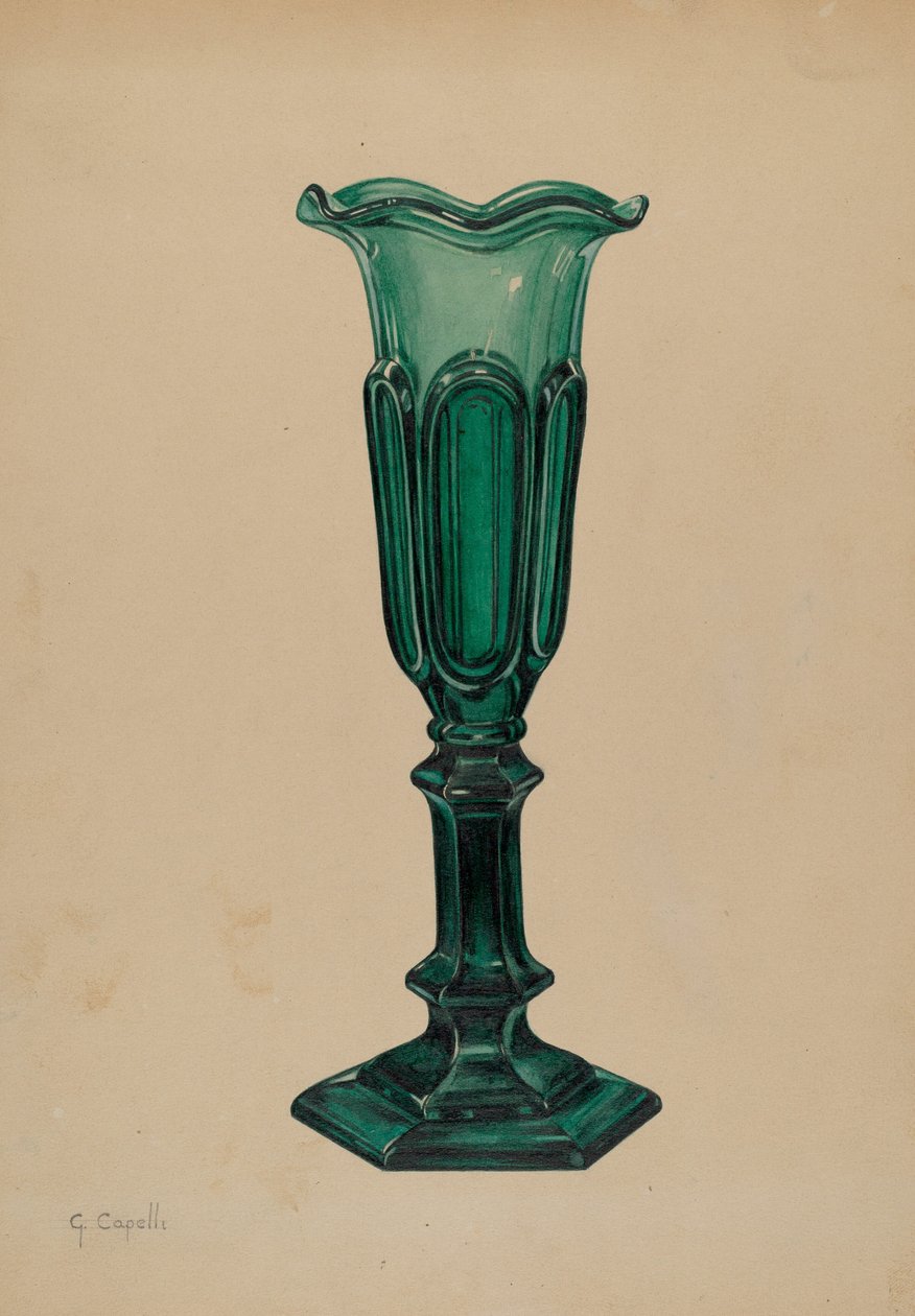 Vase, ca. 1937. av Giacinto Capelli