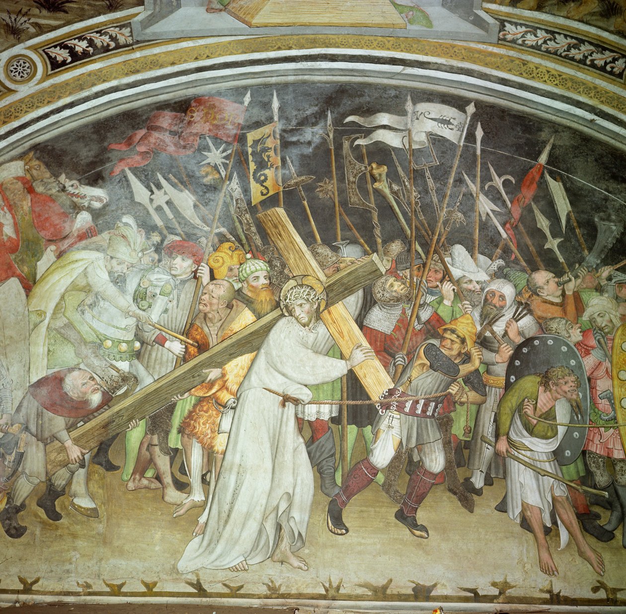 Veien til Golgata (se 130504 for detaljer) av Giacomo Jaquerio