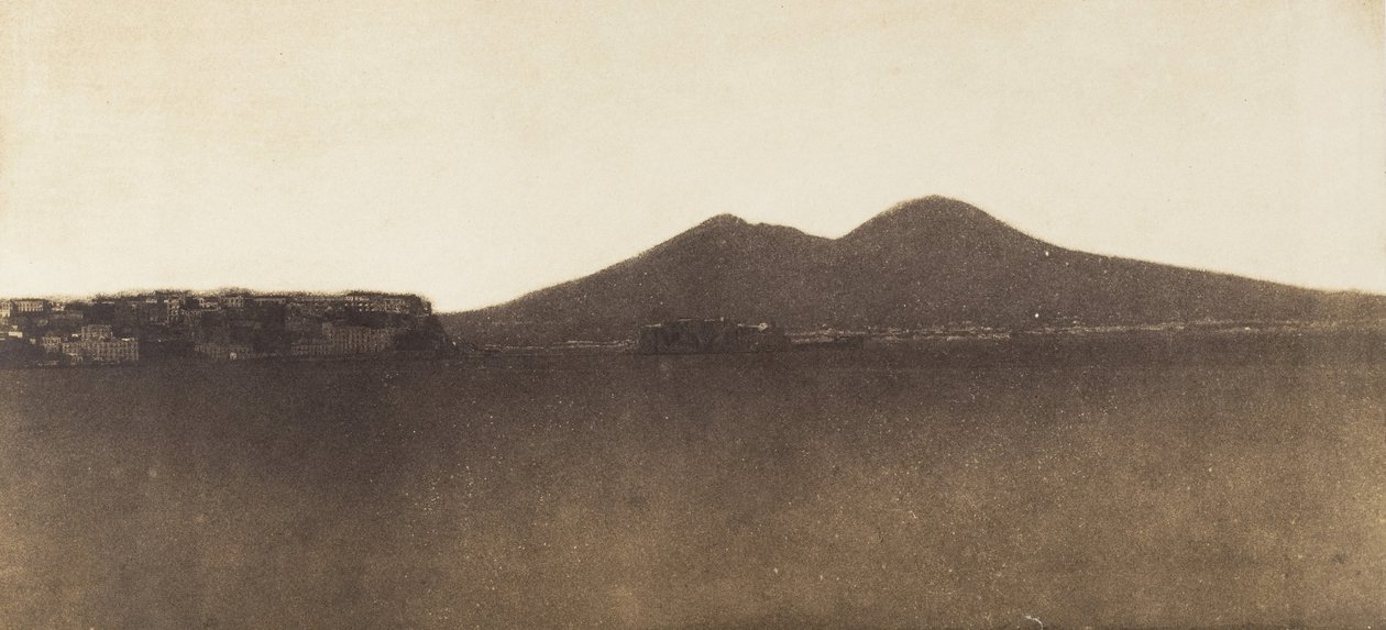 [Vesuv fra Mergellina], ca. 1855 av Giacomo Caneva