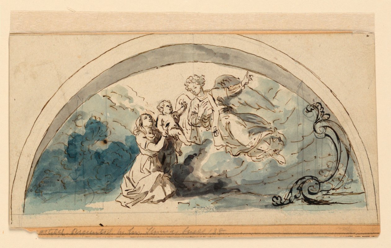 Design for en Lunette av Giacomo Casa