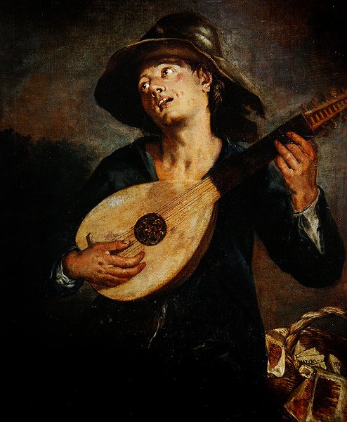 Sanger med lut av Giacomo Francesco Cipper