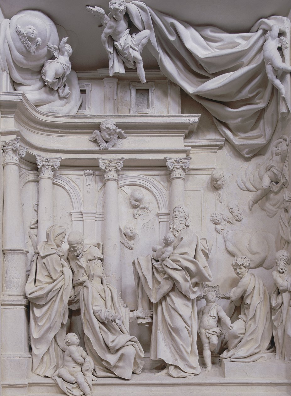 Presentasjon ved tempelet (gips) av Giacomo Serpotta