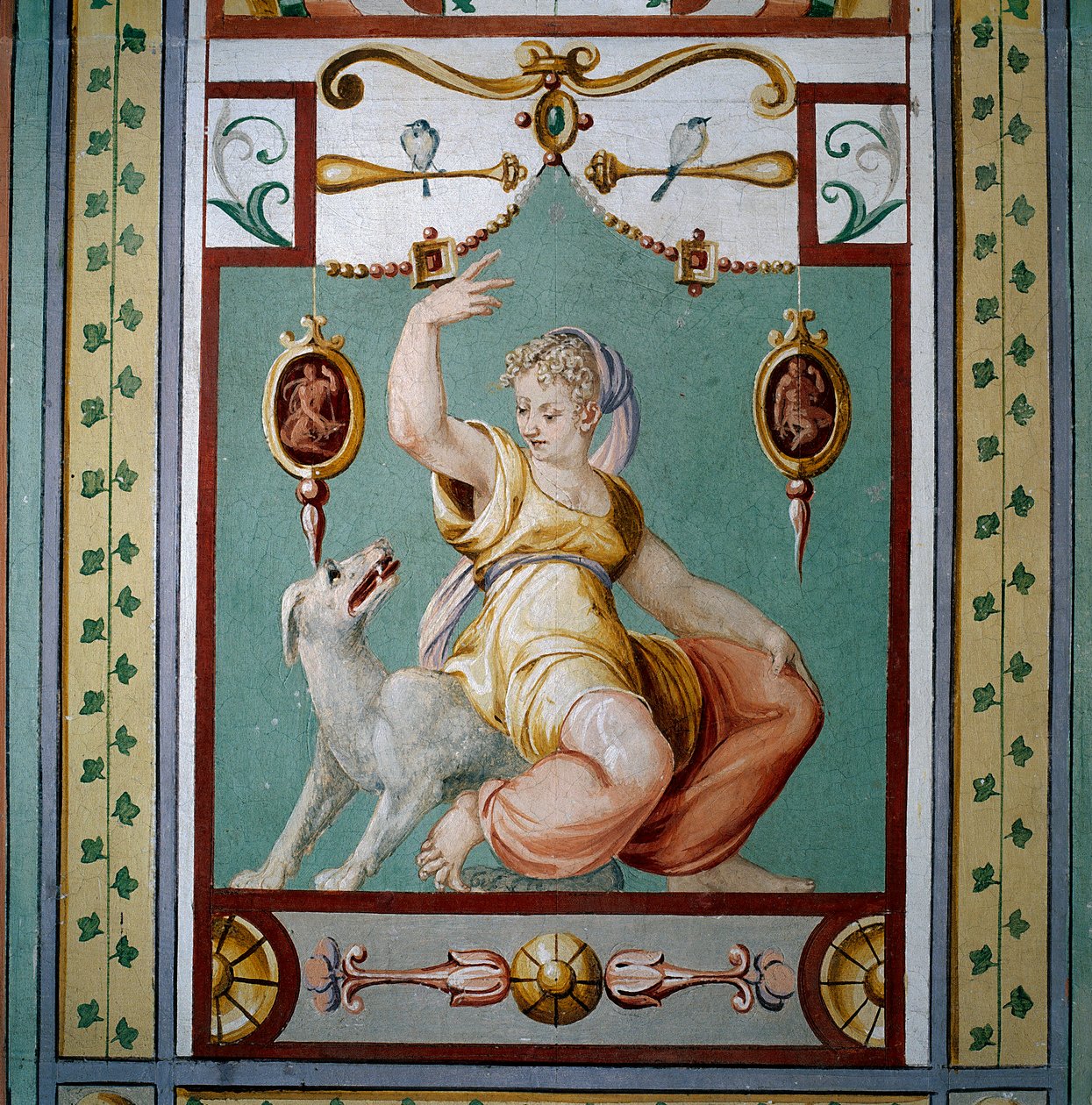 Allegory of Fidelity (fresco) av Giallo Fiorentino