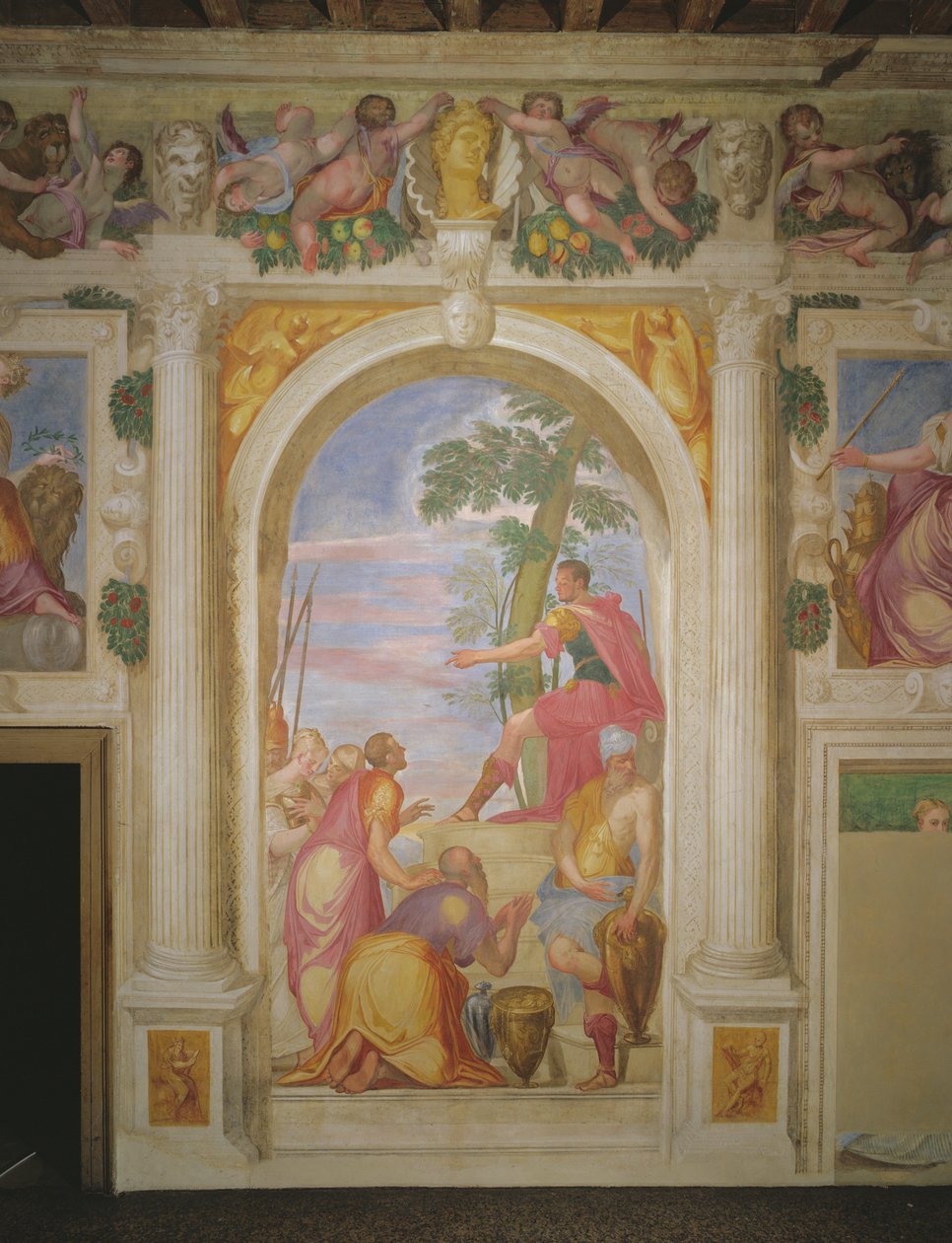 Scipios nåde av Giambattista 1526 78 Zelotti