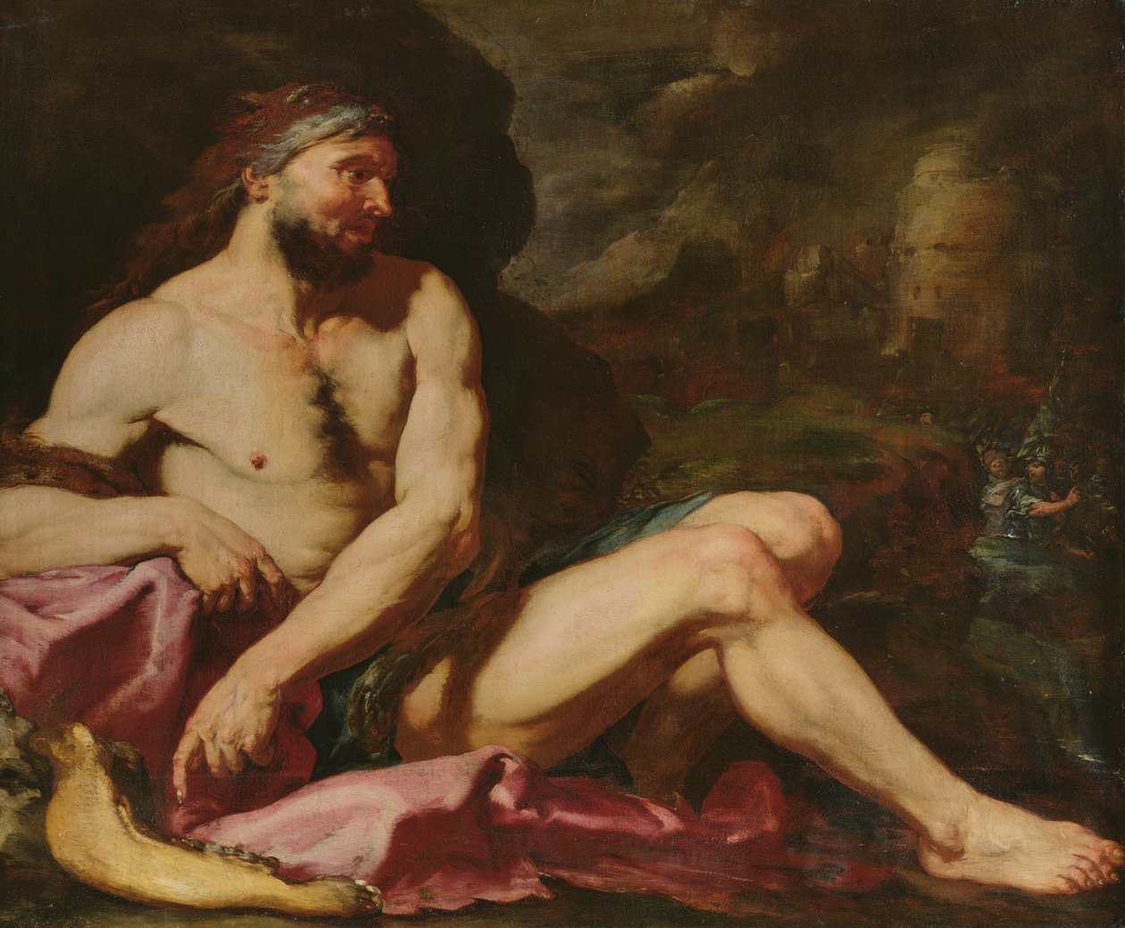 Samson Victorious av Giambattista Langetti