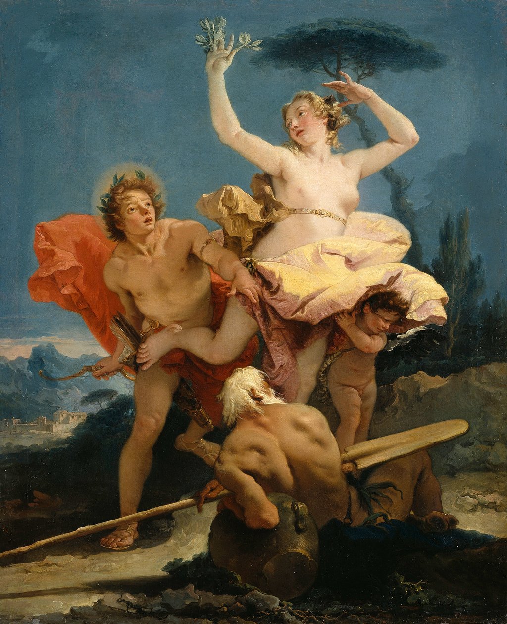 Apollo og Daphne, 1743-1745. av Giambattista Tiepolo