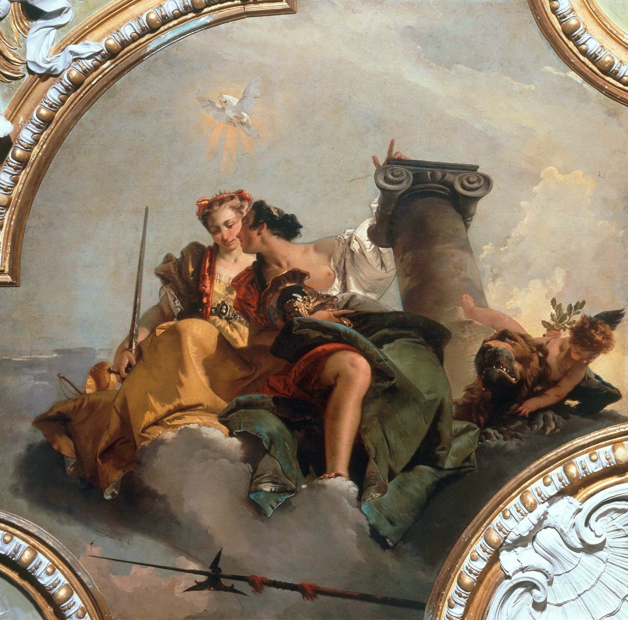 Mot og rettferdighet, 1744. av Giambattista Tiepolo