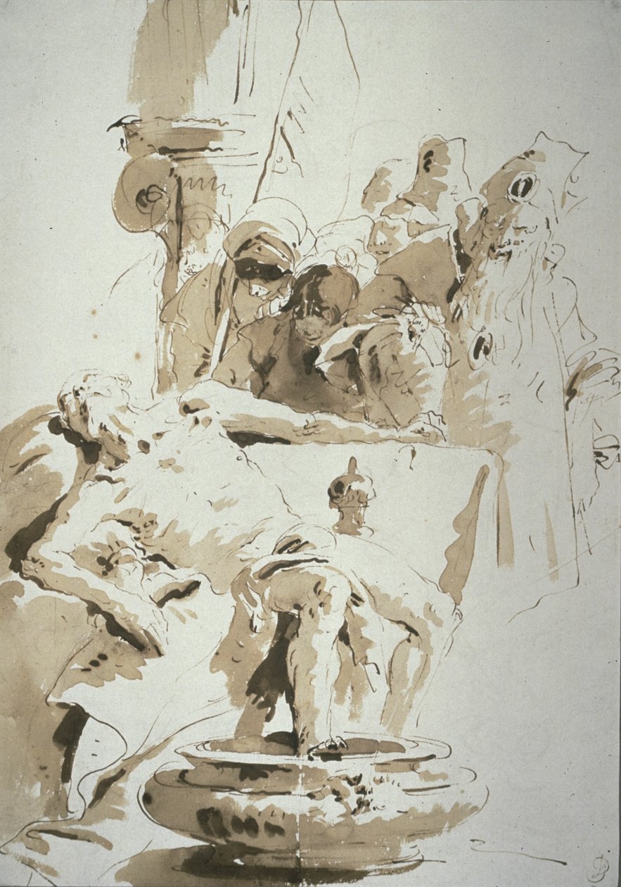 Fantasy on the Death of Seneca av Giambattista Tiepolo