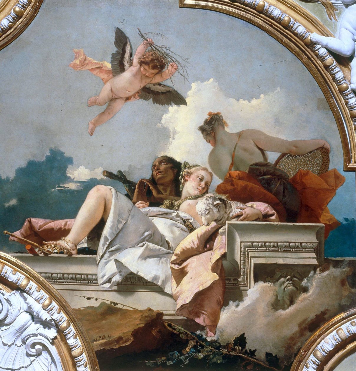Bot, ydmykhet og sannhet, 1744. av Giambattista Tiepolo