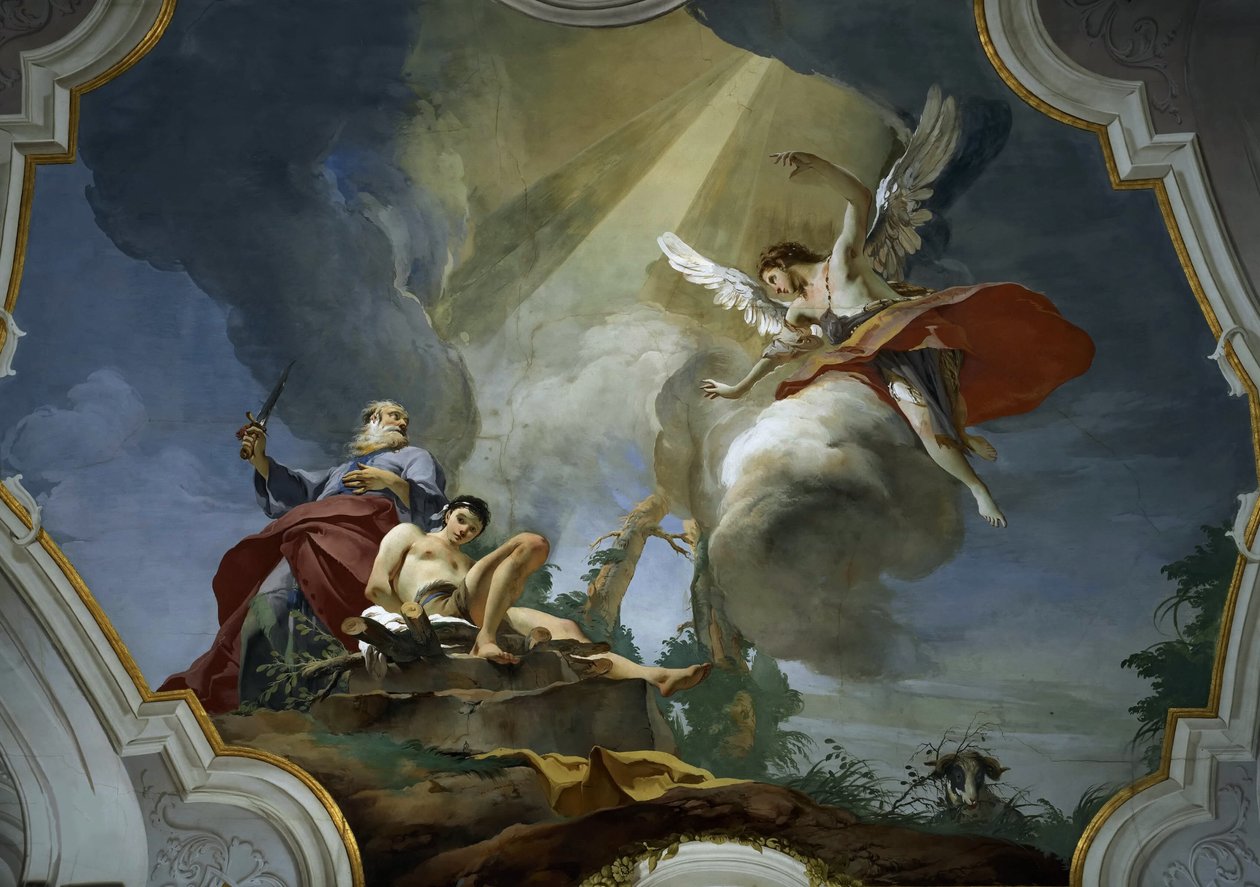 The Sacrifice of Isaac, ca 1728. av Giambattista Tiepolo
