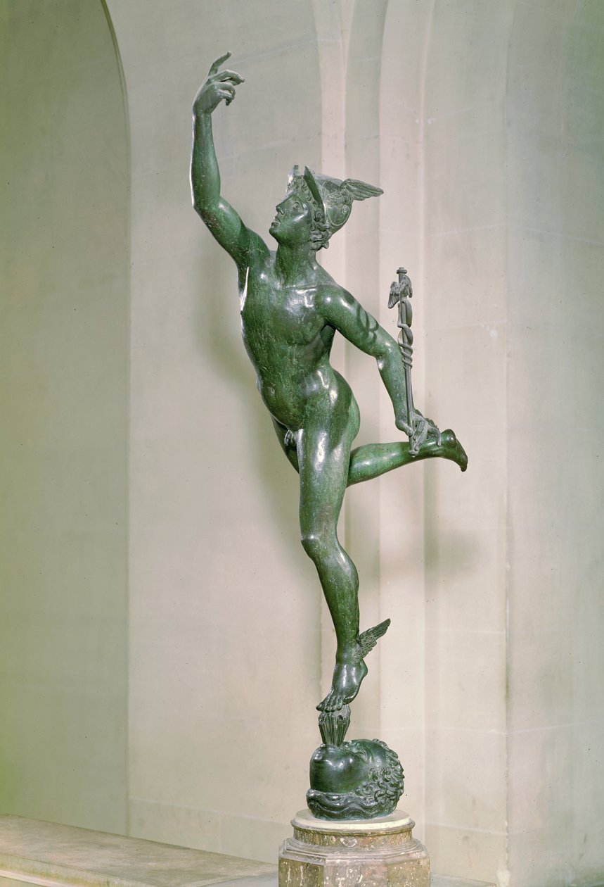 Statue av Merkur, ca. 1564 (bronse) av Giambologna
