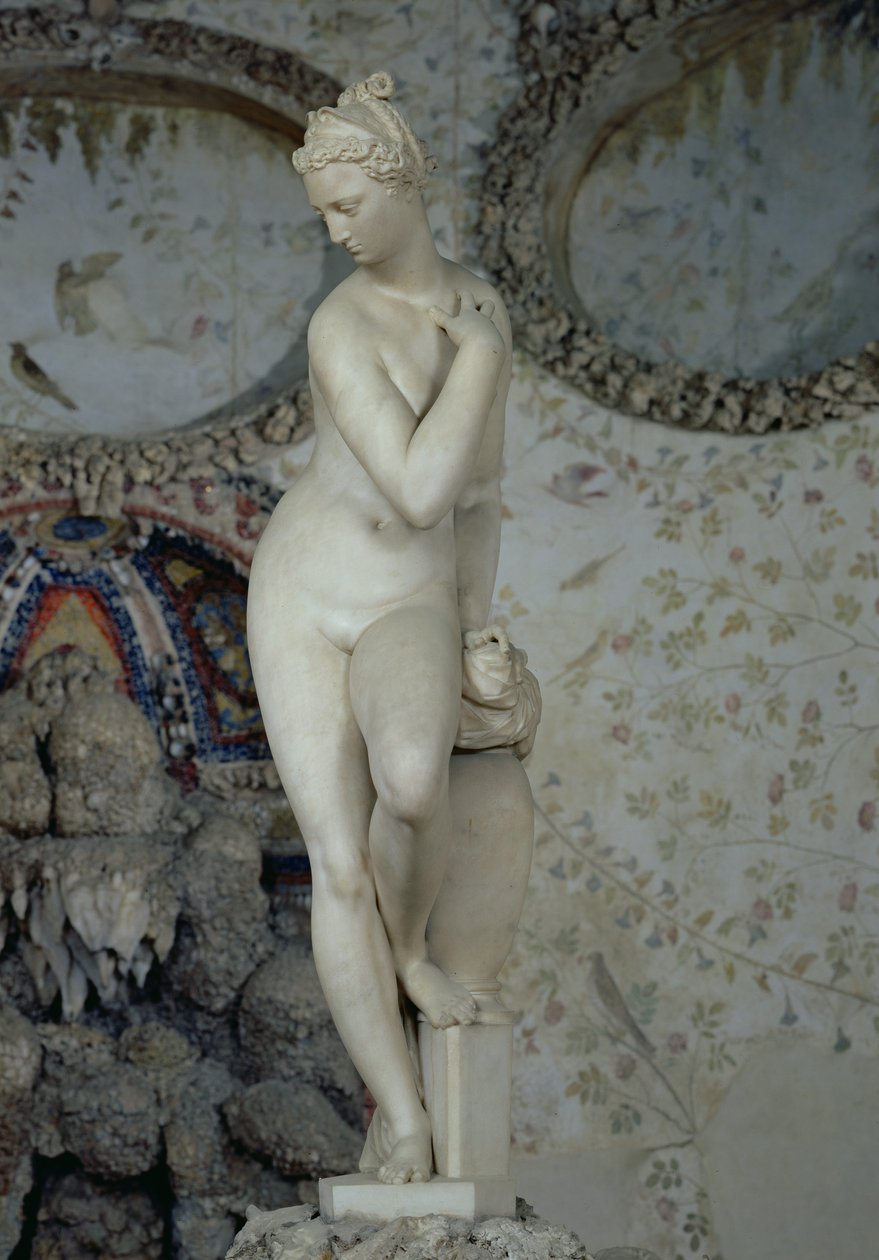 Venus går ut av badet sitt, 1573 (marmor) av Giambologna