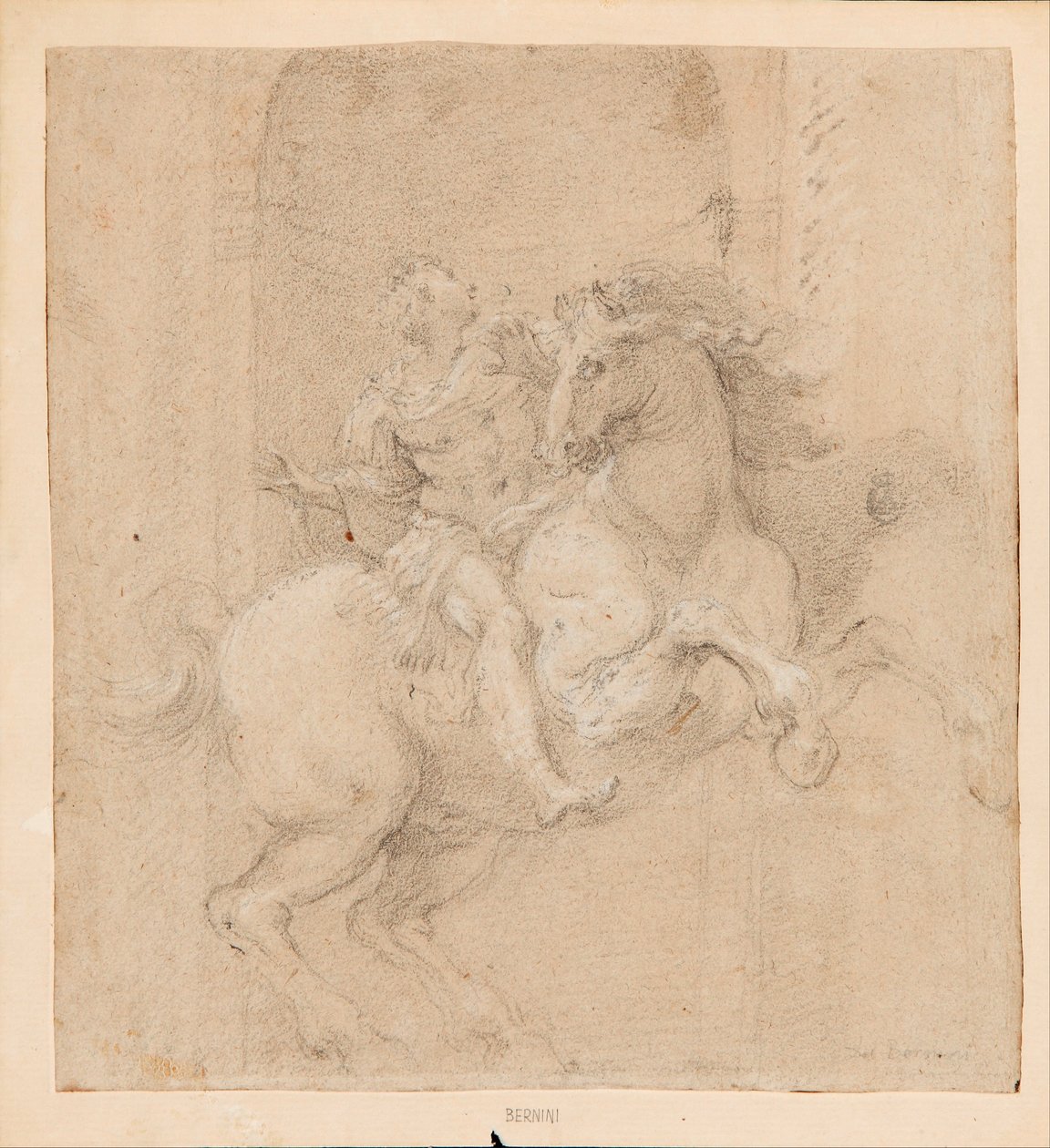 Keiser Konstantin på hesteryggen. av Gian Lorenzo Bernini