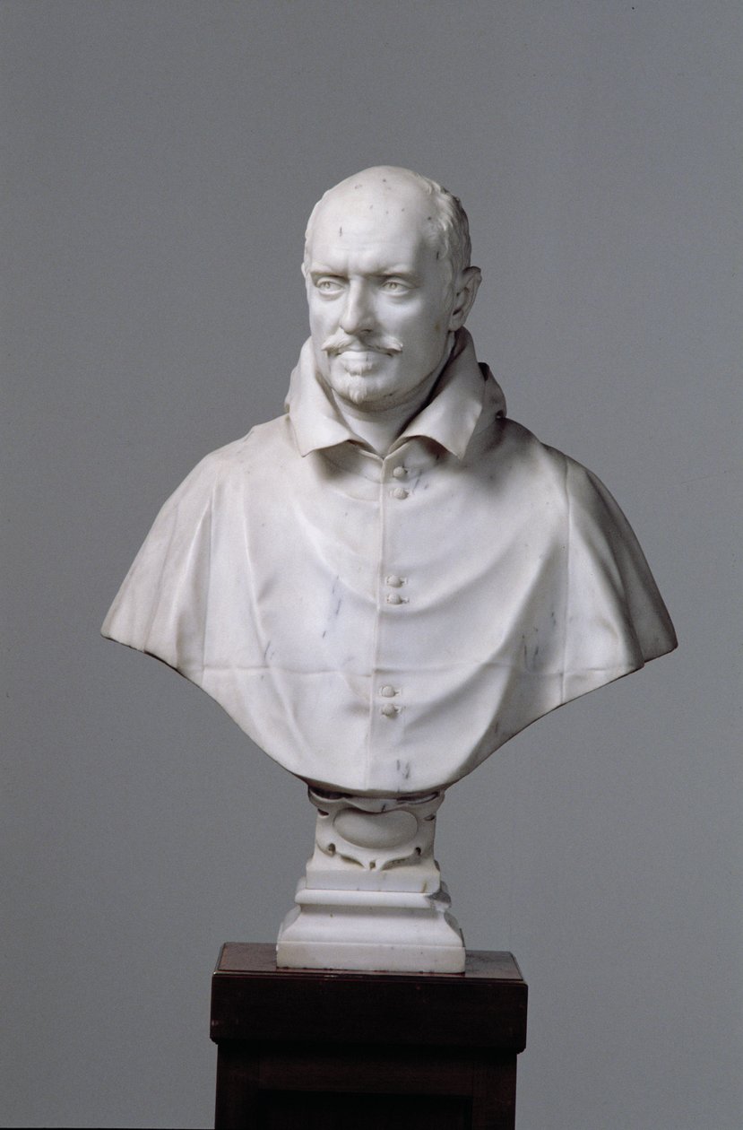 Portrett av Alessandro Damasceni-Peretti-Montalto, 1622-23 (marmor) (se også 149093) av Gian Lorenzo Bernini