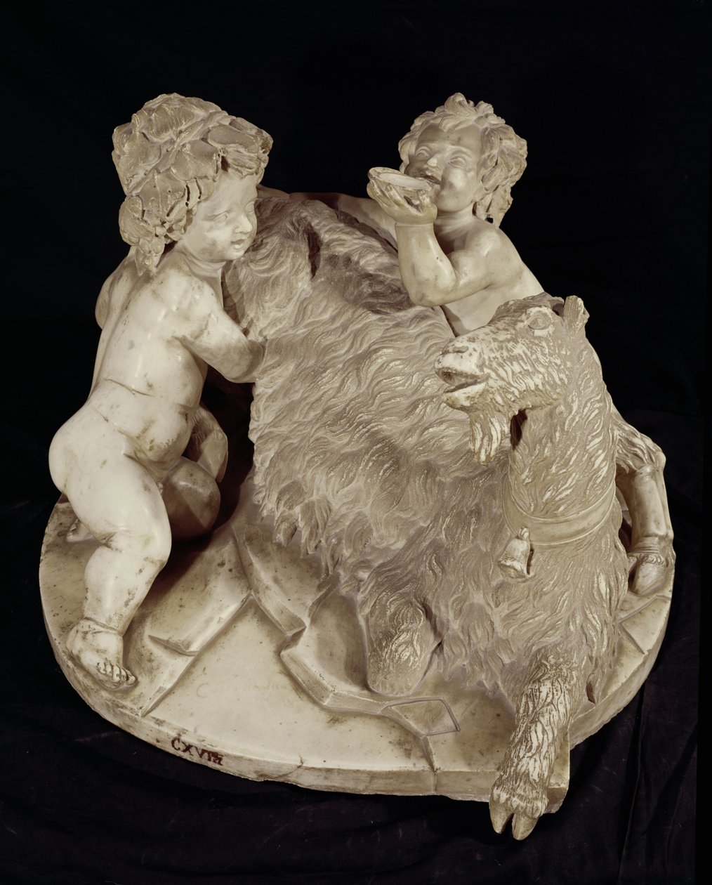 The Goat Amalthea, ca. 1615 (marmor) av Gian Lorenzo Bernini