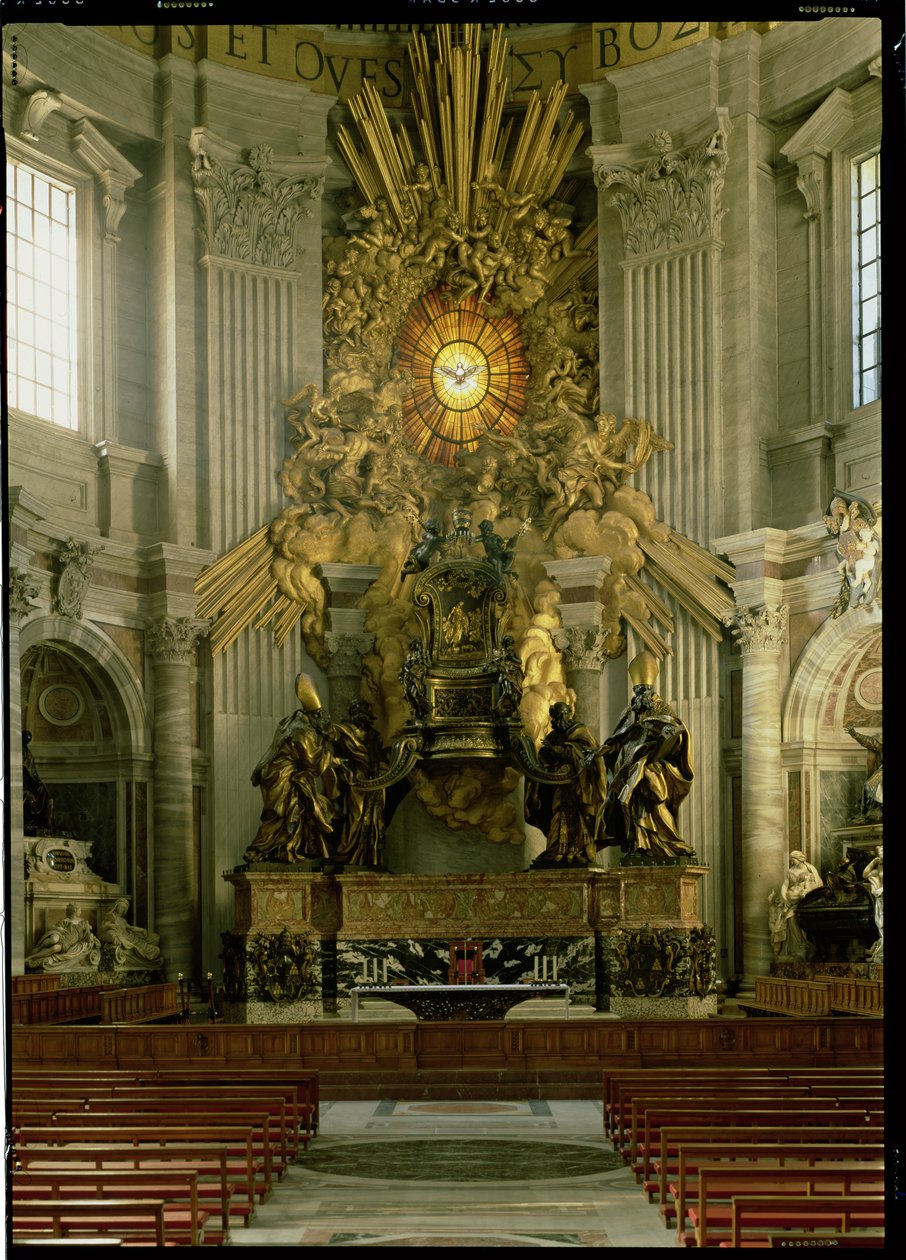 St. Peters stol, 1665 (bronse) av Gian Lorenzo Bernini