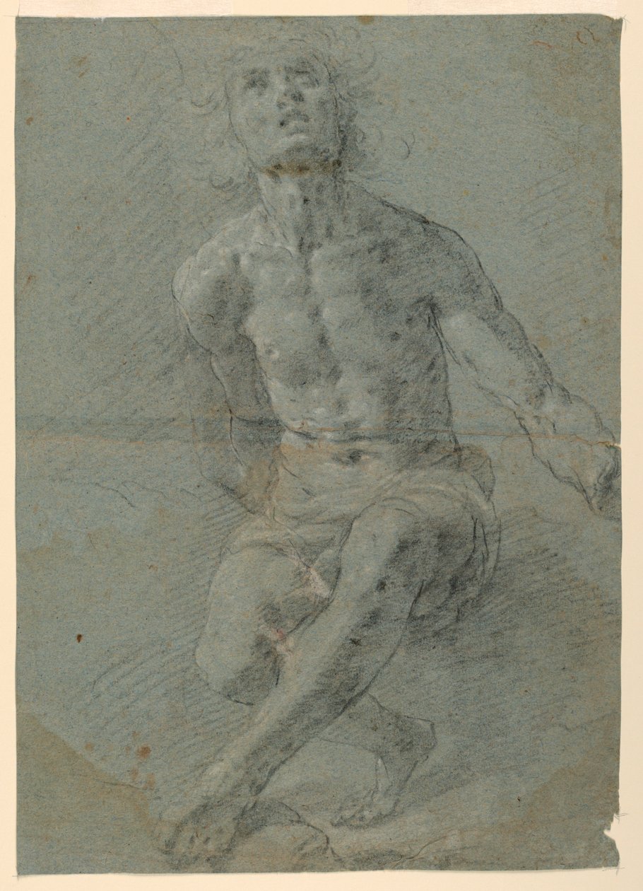 Studer for naken mann av Gian Giacomo Barbelli