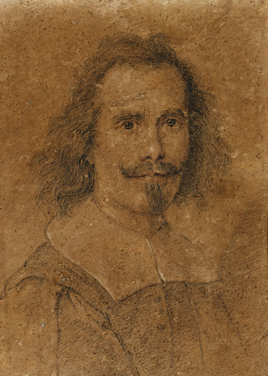 Et selvportrett, av Gian Lorenzo Bernini