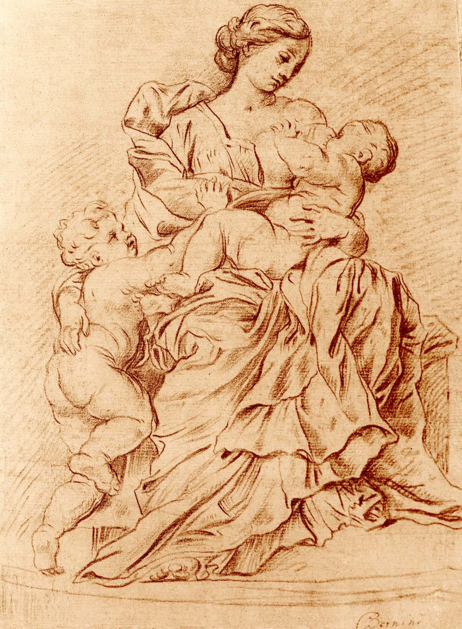 Caritas av Gian Lorenzo Bernini