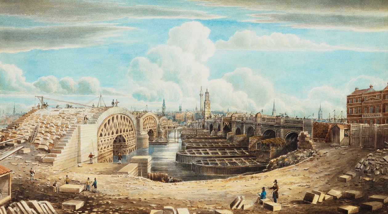 Gjenoppbygging av London Bridge, av Gideon Yates