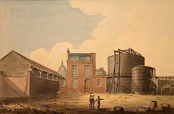 Utsikt over Phoenix Gas Works, Bankside av Gideon Yates