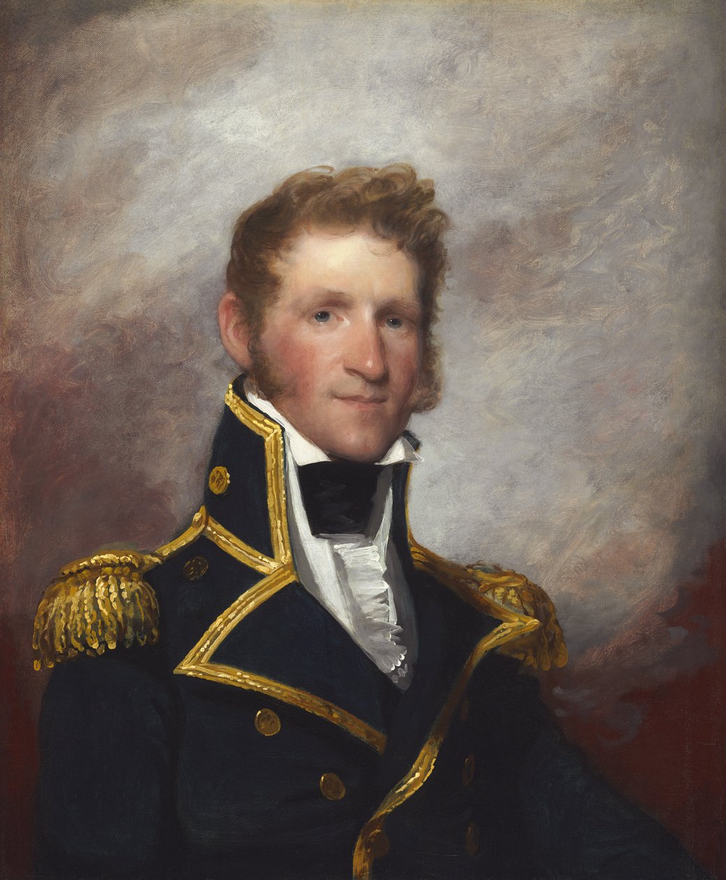 Commodore Thomas Macdonough, ca. 1815-8 (olje på tre) av Gilbert Stuart
