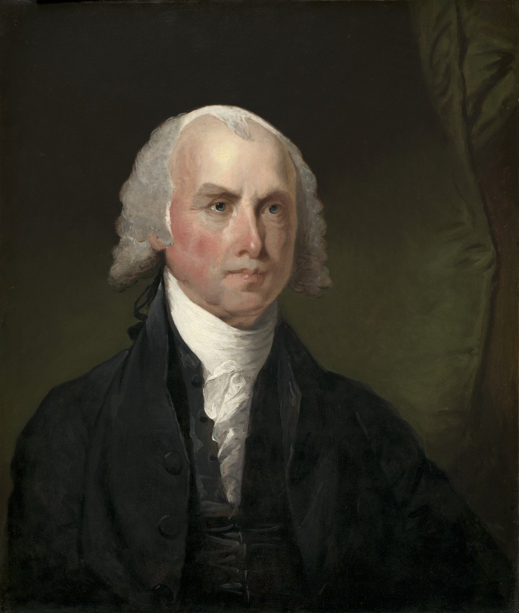 James Madison ca. 1821 (olje på tre) av Gilbert Stuart