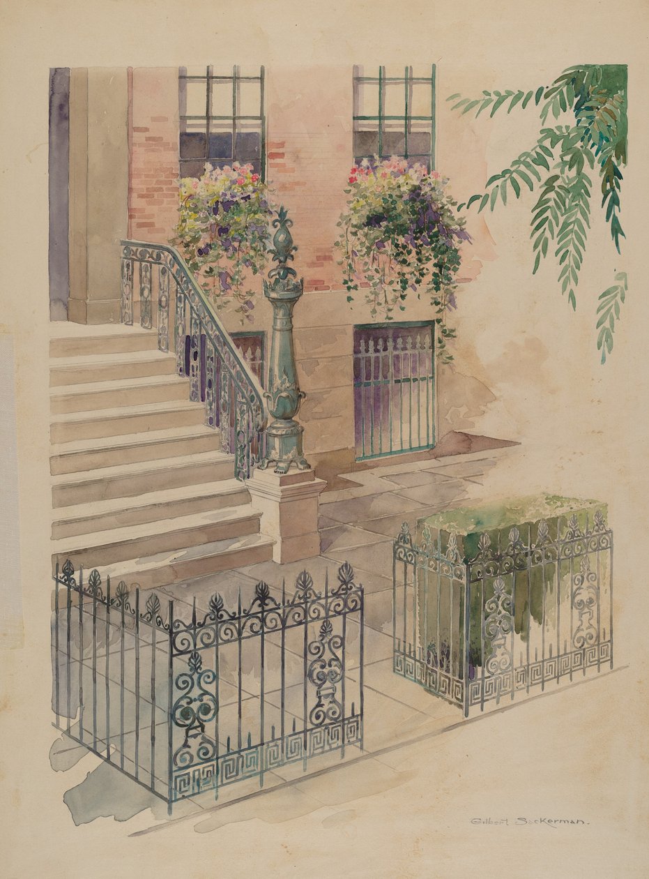 Balkong, 19351942. av Gilbert Sackerman