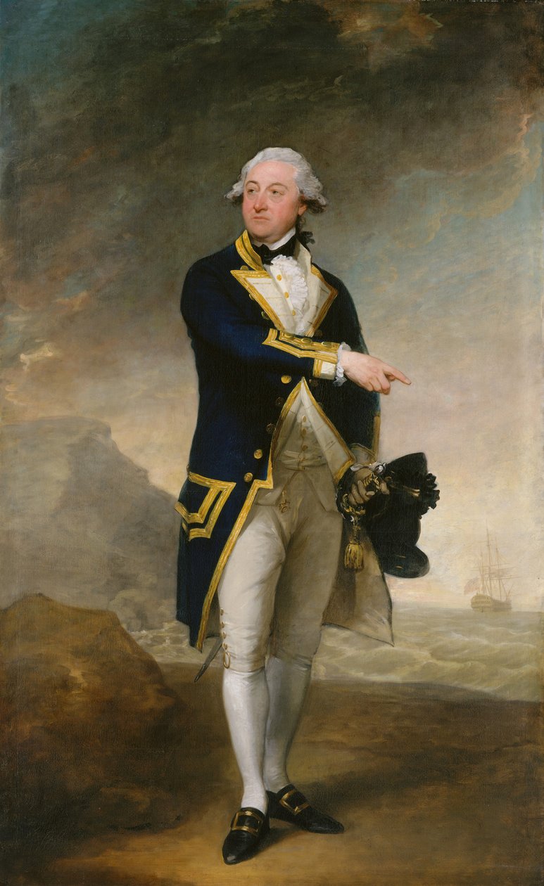 Kaptein John Gell, 1785. av Gilbert Stuart