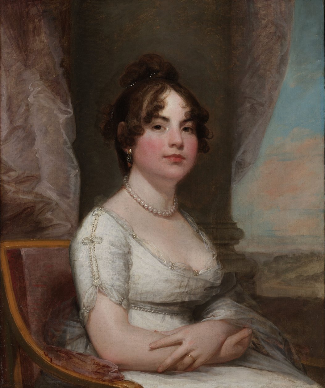 Elizabeth Beltzhoover Mason, ca. 1803-05 (olje på lerret) av Gilbert Stuart