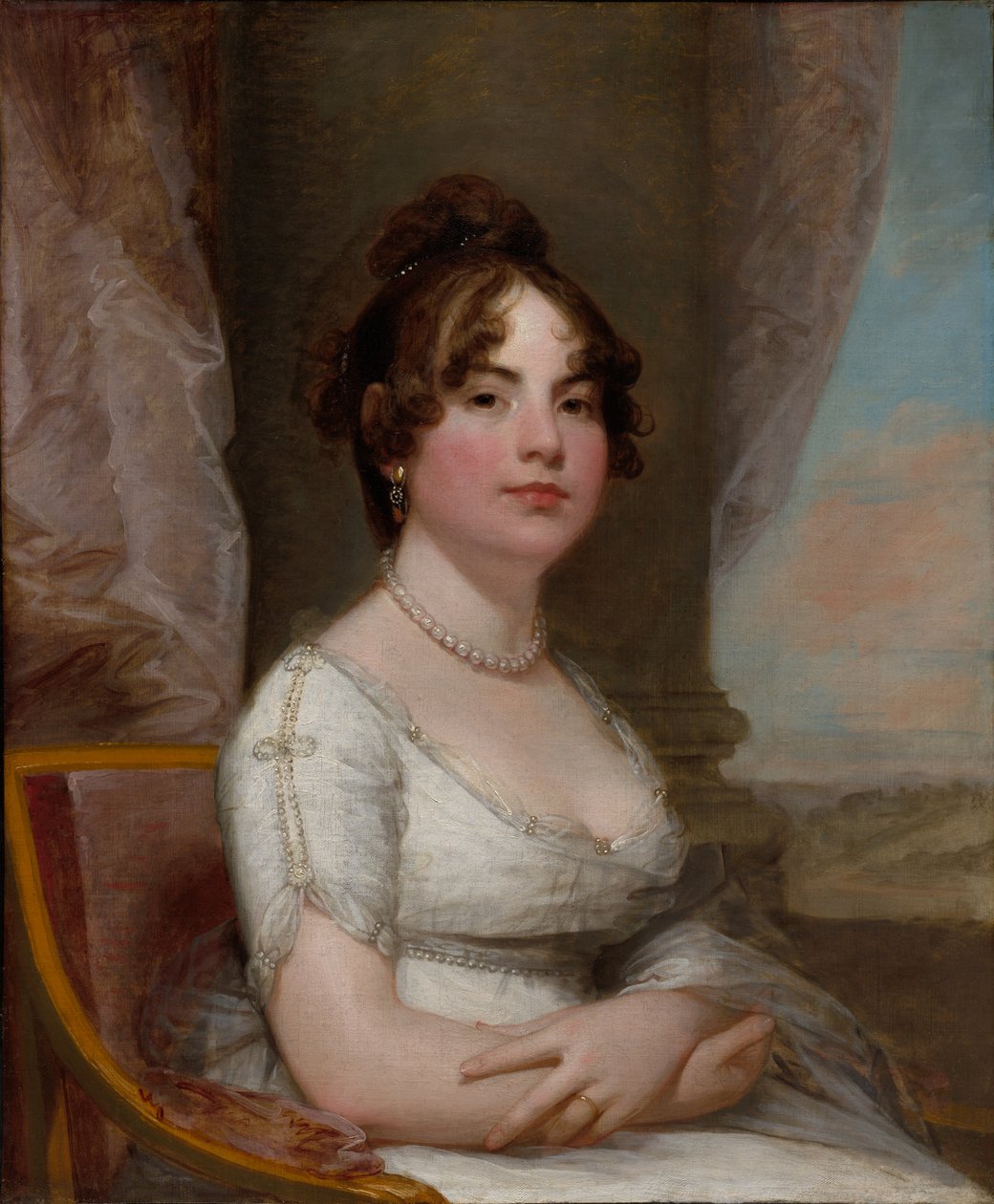 Elizabeth Beltzhoover Mason, ca. 1803-1805. av Gilbert Stuart