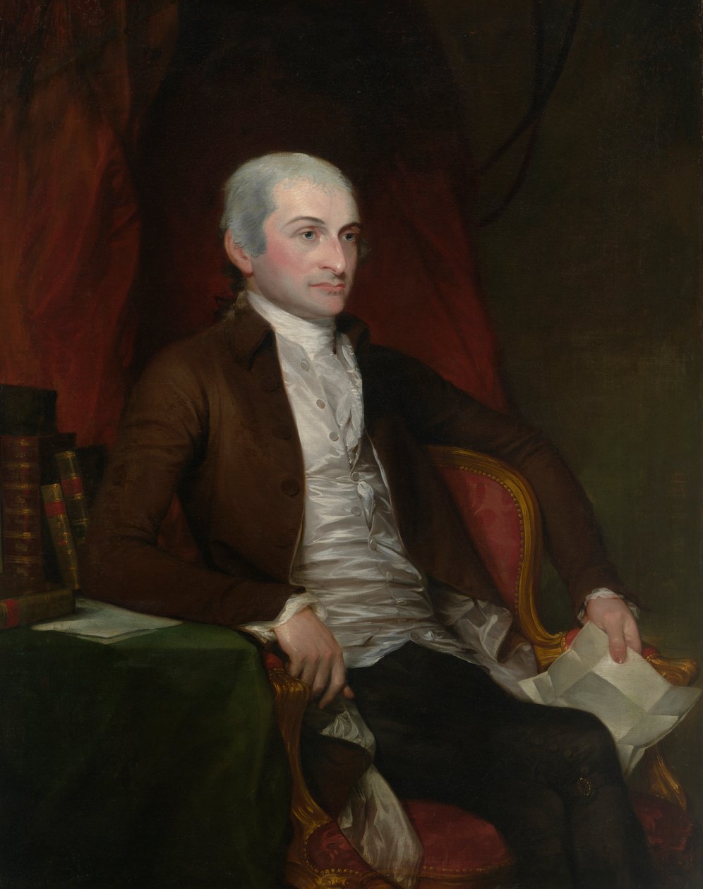 John Jay, påbegynt 1784, fullført innen 1818. av Gilbert Stuart