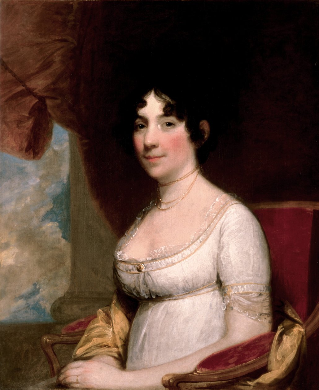 Fru Dolley Madison av Gilbert Stuart