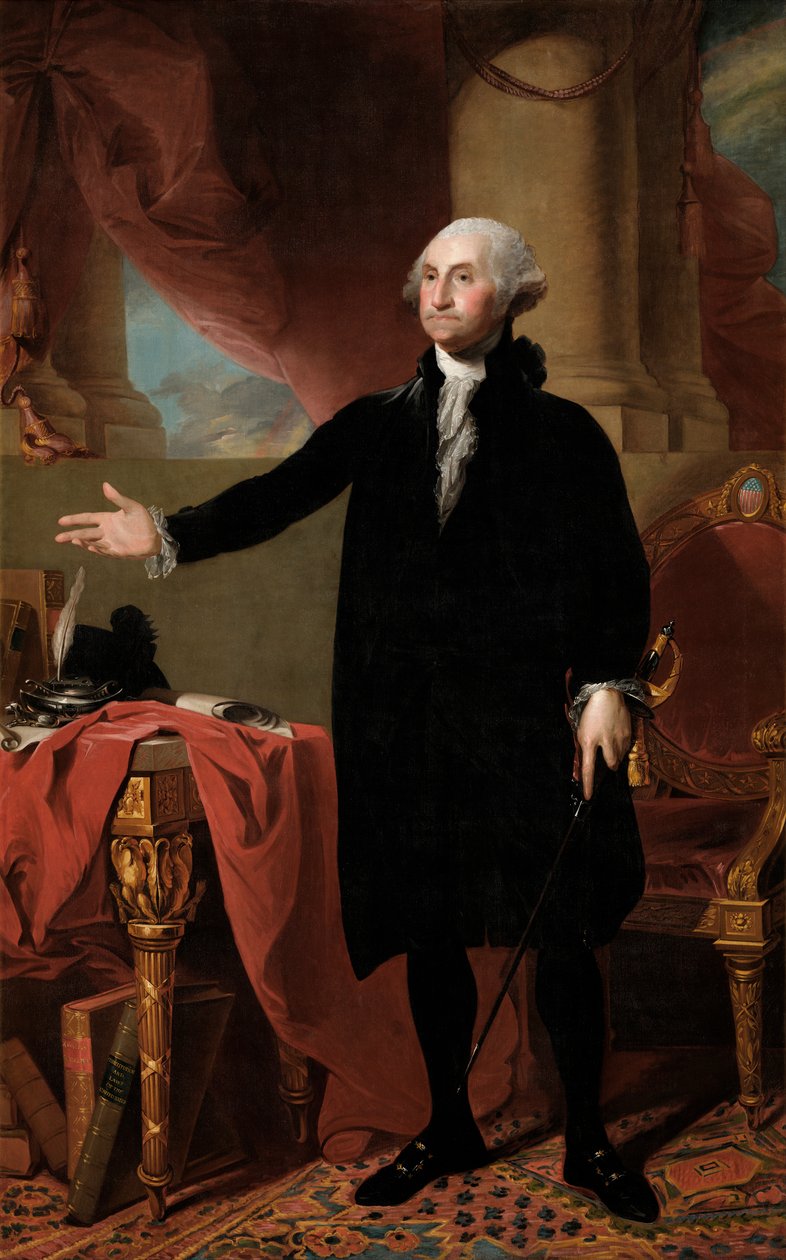 Portrett av George Washington av Gilbert Stuart