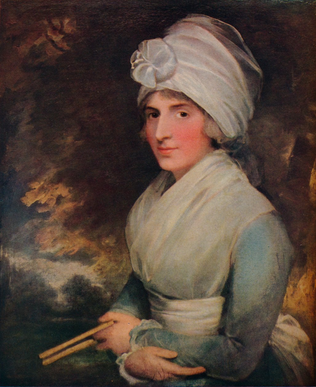 Sarah Siddons, 1787 av Gilbert Stuart