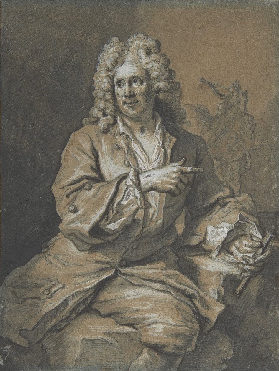 Billedhuggeren Antoine Coysevox,. av Gilles Allou