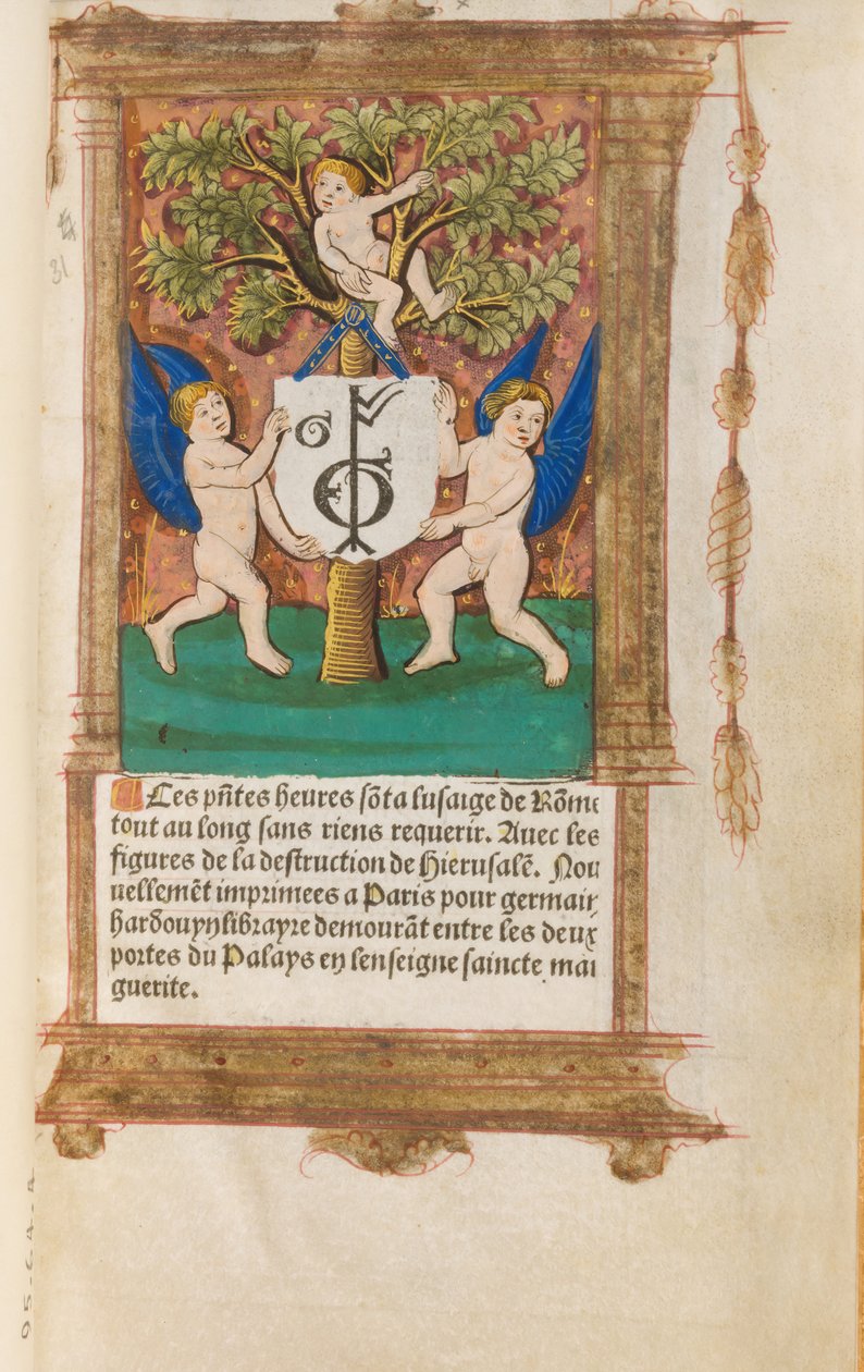 Timebok, fransk, 1518-21 av Gilles Hardouyn