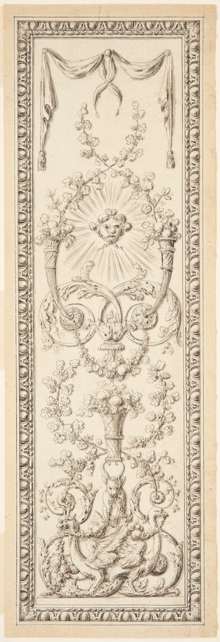 Design for et panel av Gilles Paul Cauvet
