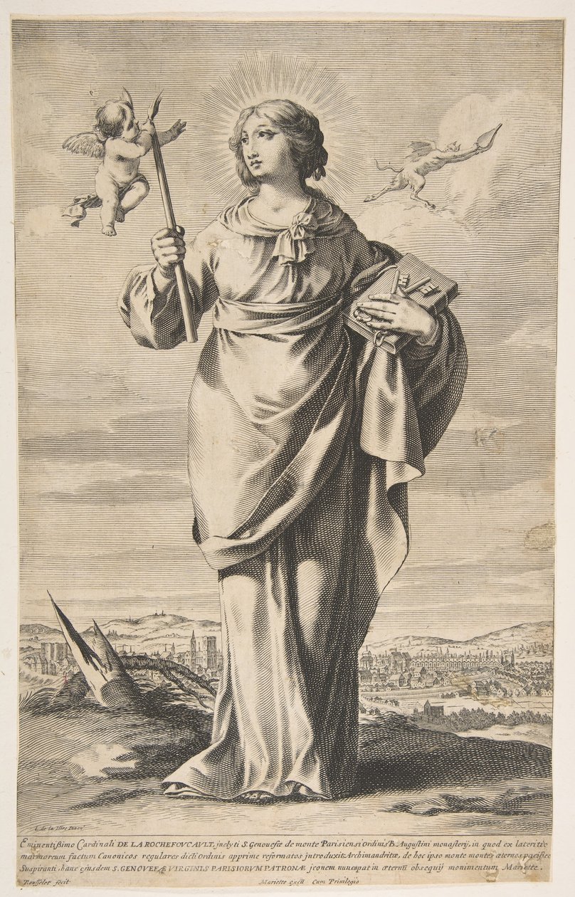 St. Genevieve.n.d. av Gilles Rousselet